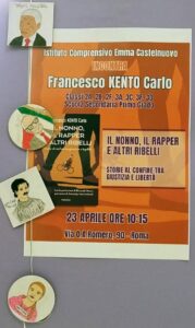 23 Aprile: Incontro con l'autore Francesco Kento "Il nonno, il rapper e altri ribelli"